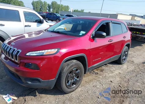 2014 Jeep Cherokee Sport z USA, uszkodzony, nr VIN 1C4PJLAB9EW162680